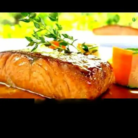 Hình ảnh SAMON TERI YAKI - Grilled salmon sauce teri - Cá hồi nướng sốt teri