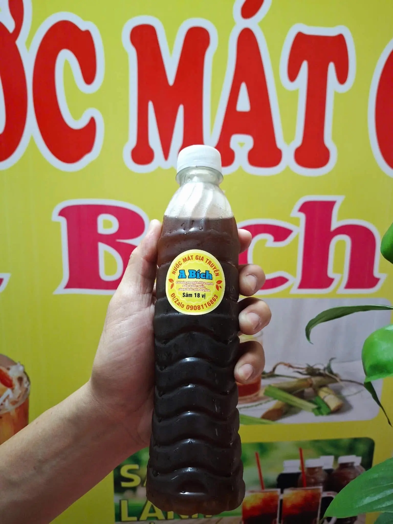 Hình ảnh Sâm 18 vị truyền thống chai