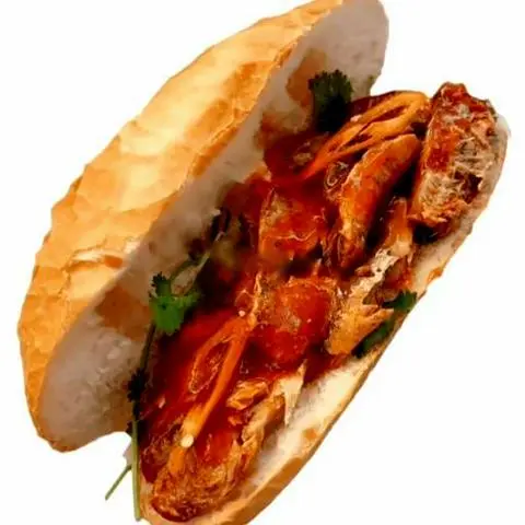 Hình ảnh Bánh mì cá hộp