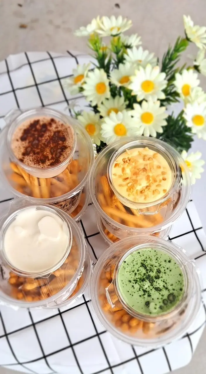 Hình ảnh Bánh Quy Chấm Sốt ( Suất 3 kem + 1 bánh) 