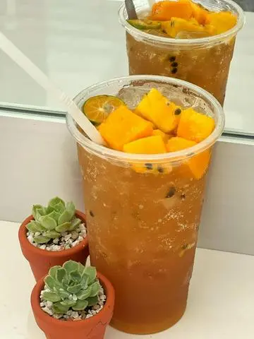 Hình ảnh Hồng Trà Xoài Chanh Dây 