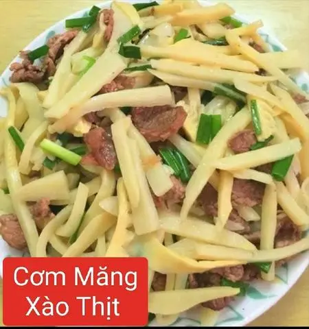 Hình ảnh Cơm Măng Xào Thịt 