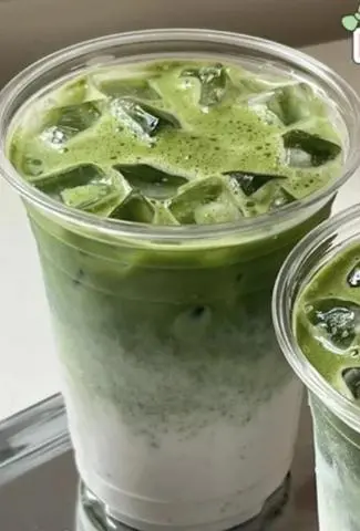 Hình ảnh MATCHA LOTTE, LY 1 LIT