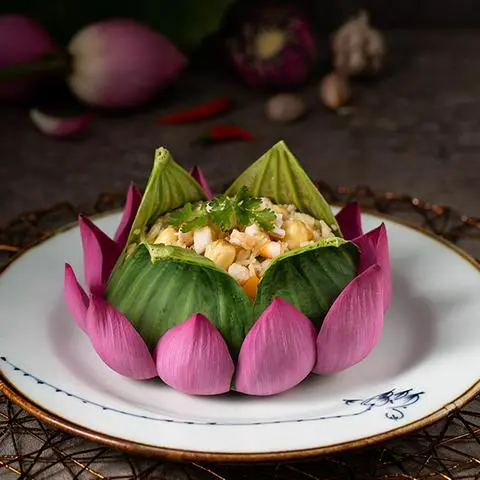 Hình ảnh Cơm Hấp Lá Sen