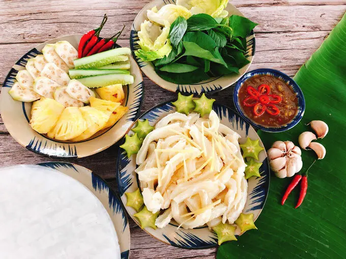 Hình ảnh Khăn lông bò hấp hành gừng