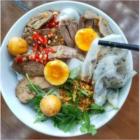 Hình ảnh ( Chợt Nhớ ) Bánh Ướt Lòng Gà + Trứng Non