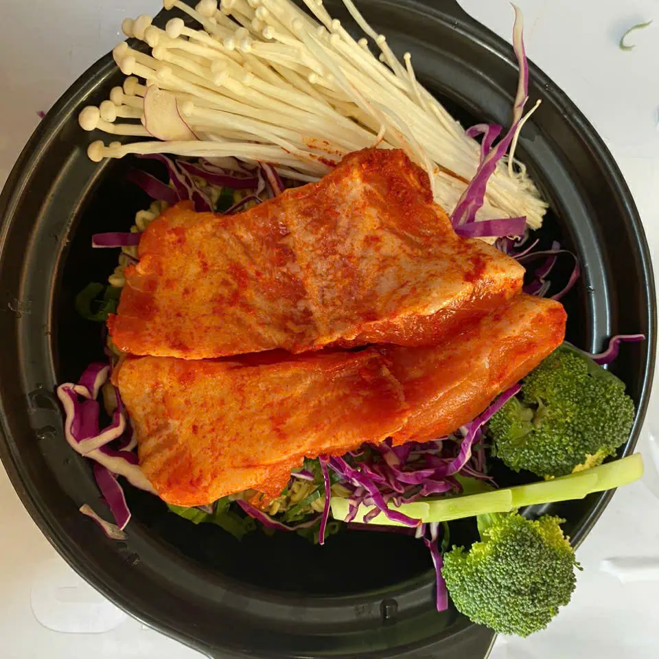 Hình ảnh Mì kim chi cá basa