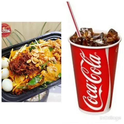 Hình ảnh bánh tráng phơi sương sa tế tóp mỡ - tặng 1 ly coca