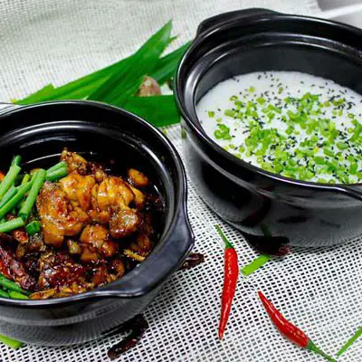 Hình ảnh Cháo trắng ếch kho 1 con