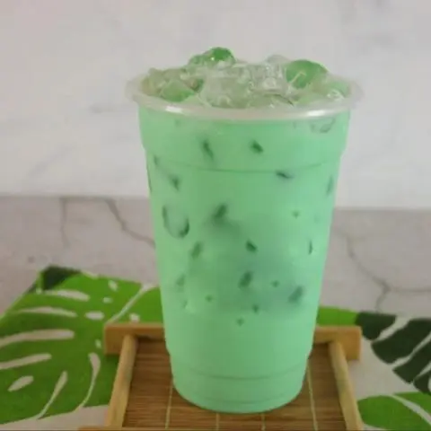 Hình ảnh trà sữa bạc hà