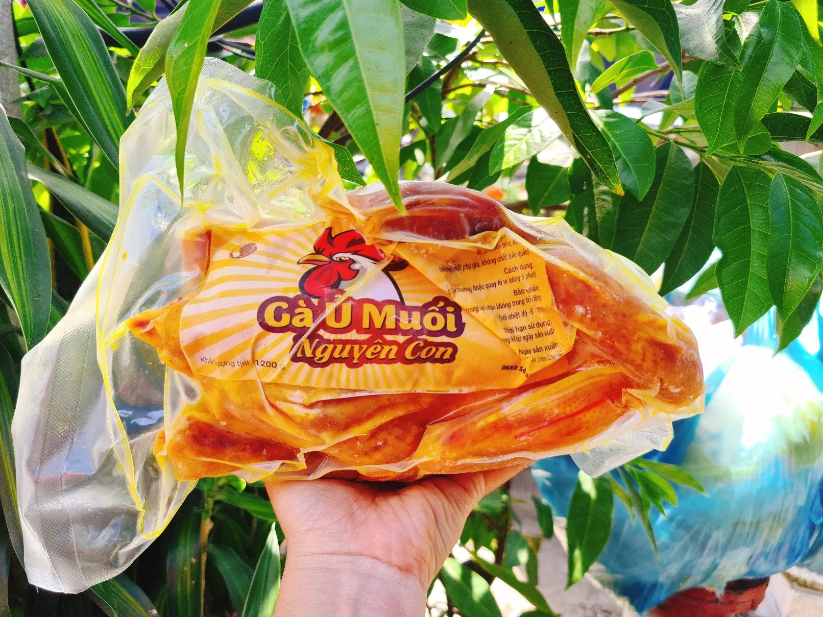 Hình ảnh Gà ủ muối nguyên con - Có đầu