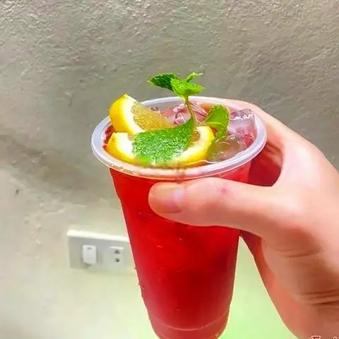 Hình ảnh Trà dâu chanh vàng