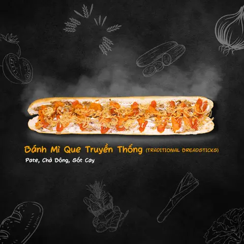 Hình ảnh Bánh mì que truyền thống