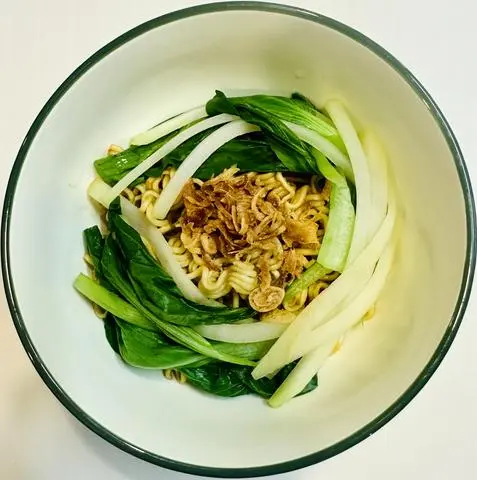 Hình ảnh  Mì khô rau cải
