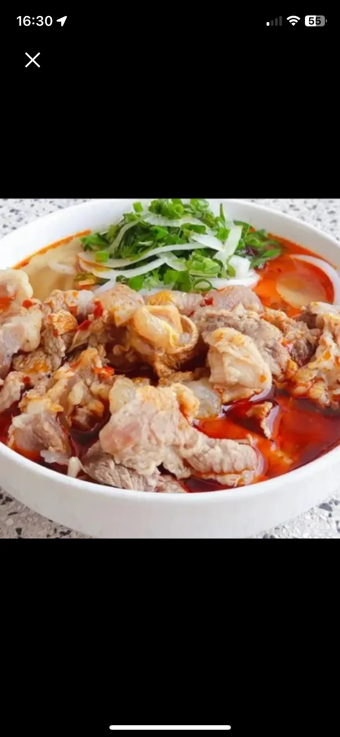 Hình ảnh Bún bò huế( Bắp bò, gân)