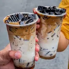 Hình ảnh sữa gấu cà phê sương sáo (L)