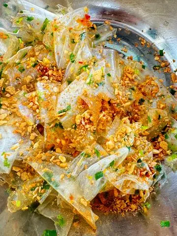 Hình ảnh Bánh Tráng Mỡ Hành Tỏi Phi