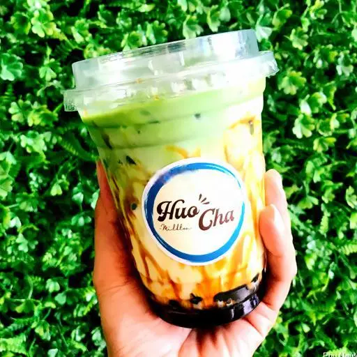 Hình ảnh Sữa tươi matcha trân châu đường đen