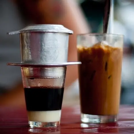 Hình ảnh Cà phê sữa - pha phin