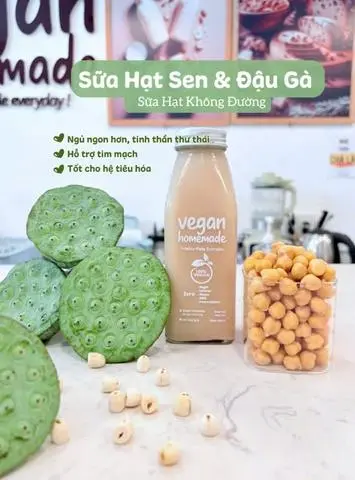 Hình ảnh Sữa Hạt Sen & Đậu Gà - Lotus Seed & Chickpea Milk