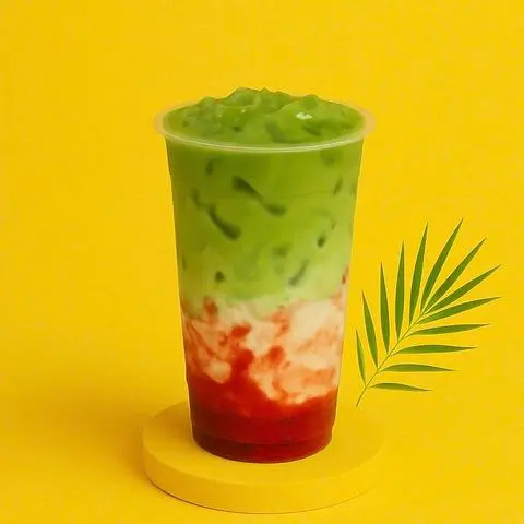 Hình ảnh Matcha Latte Dâu