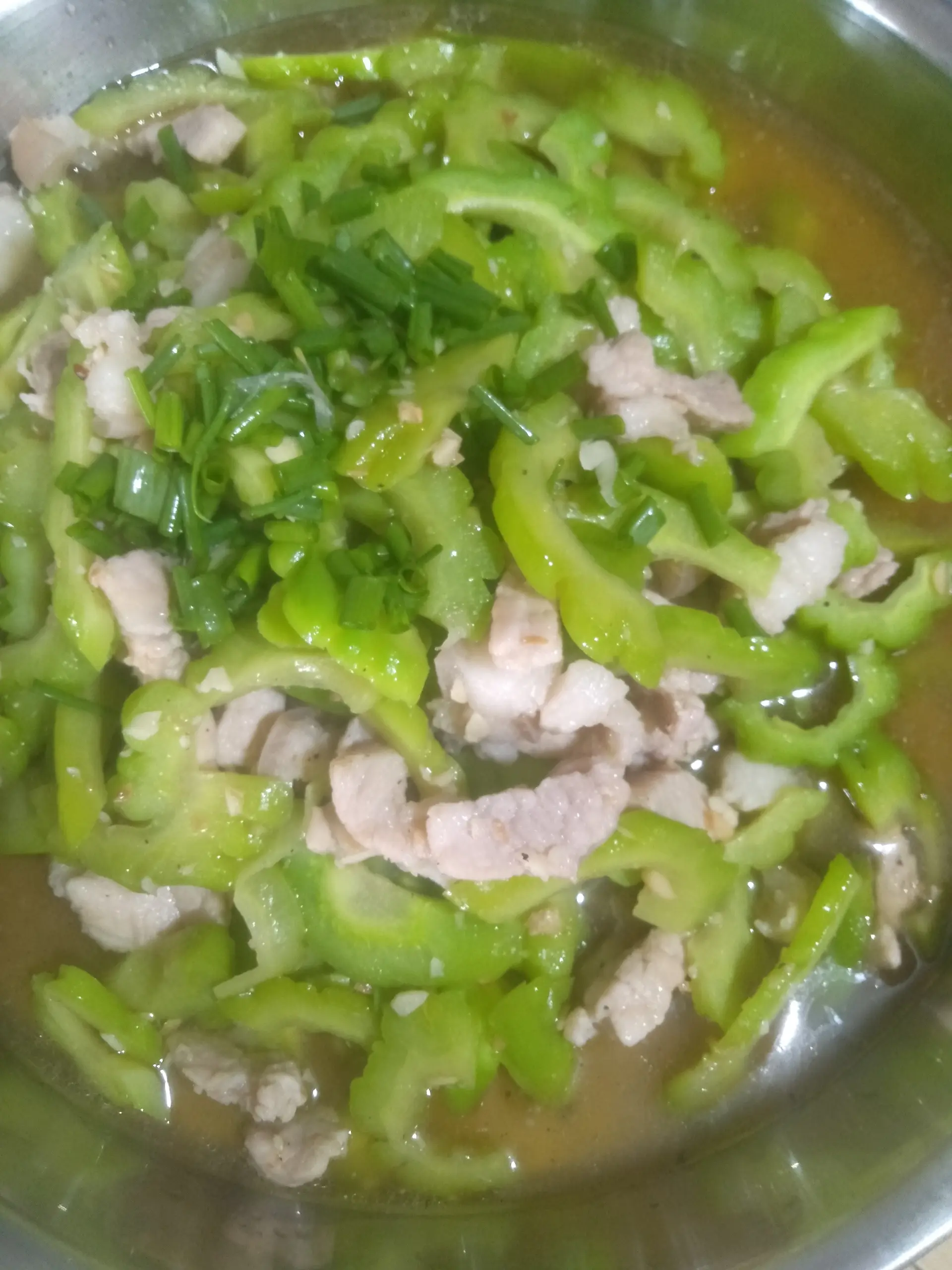 Hình ảnh CƠM THỊT XÀO KHỔ QUA 