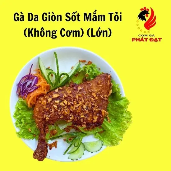 Hình ảnh Gà Da Giòn Sốt Mắm Tỏi (Lớn) Không Cơm