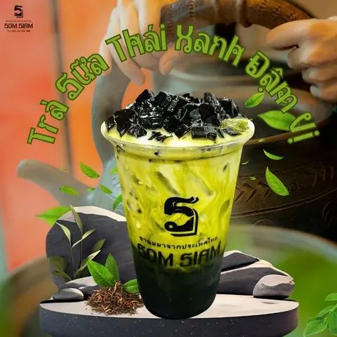 Hình ảnh Trà sữa Thái xanh đậm vị(không topping) M