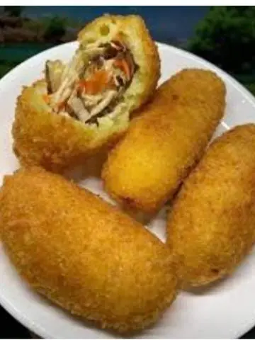 Hình ảnh xôi nấm gà+ 3 bánh