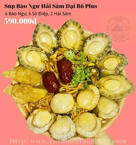 Hình ảnh súp bào ngư hải sâm đại bổ plus