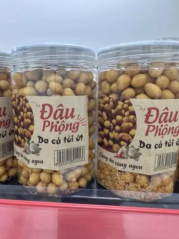 Hình ảnh Đậu phộng da cá tỏi ớt