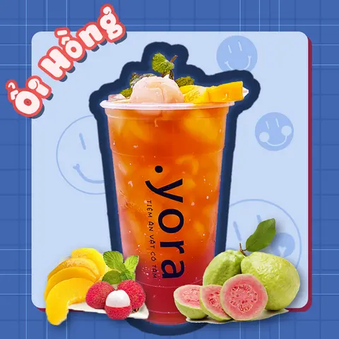 Hình ảnh Trà Hạnh phúc (ổi hồng) ⭐ [L]