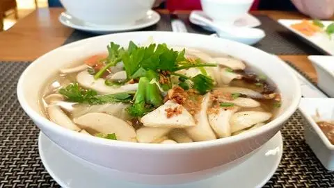 Hình ảnh bún thái chay