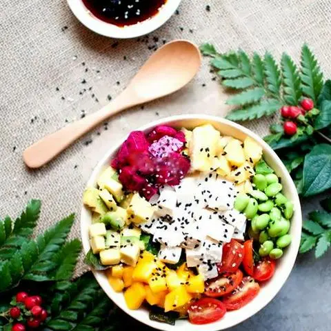 Hình ảnh Poke đậu hũ