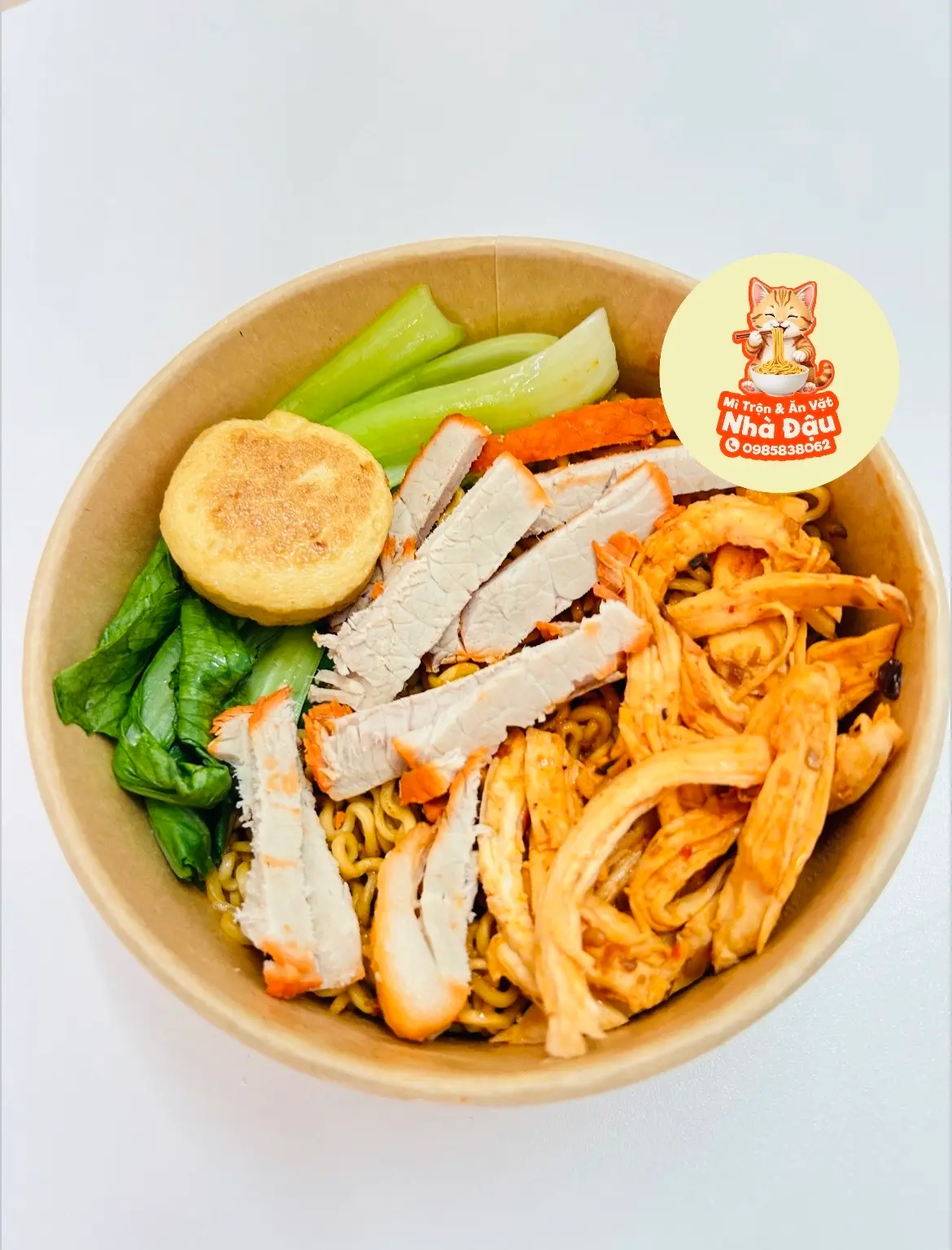 Hình ảnh Mì Trộn Xá Xíu, Gà Xé, Đậu Hũ Phomai