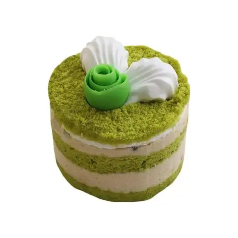 Hình ảnh Bánh Kem Nhỏ Trà Xanh Đậu Đỏ - Matcha Cake (6x6cm)