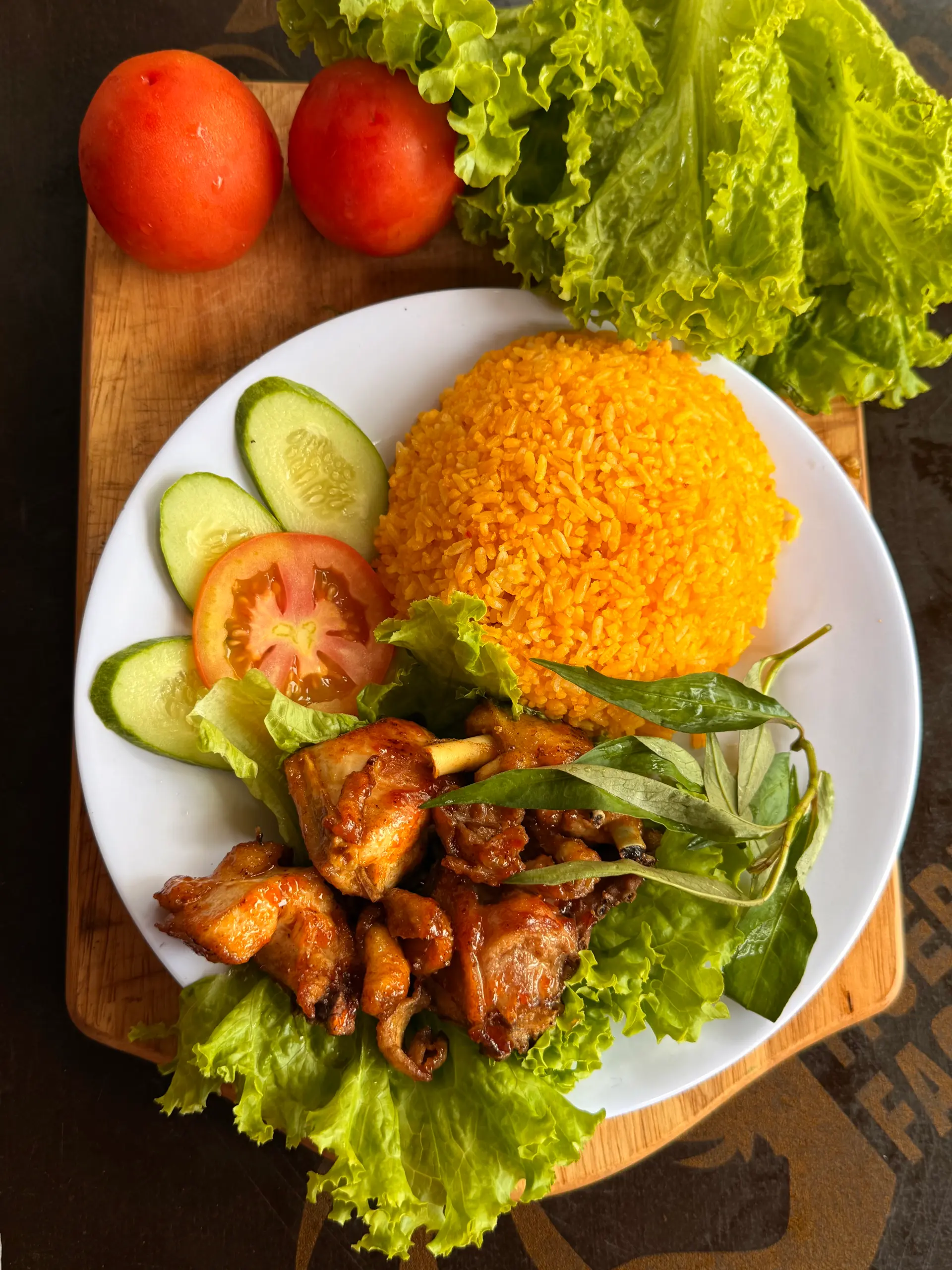 Hình ảnh Cơm chiên gà ta chiên mắm