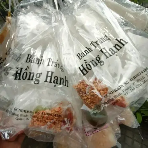 Hình ảnh Bánh tráng chấm sate bịch
