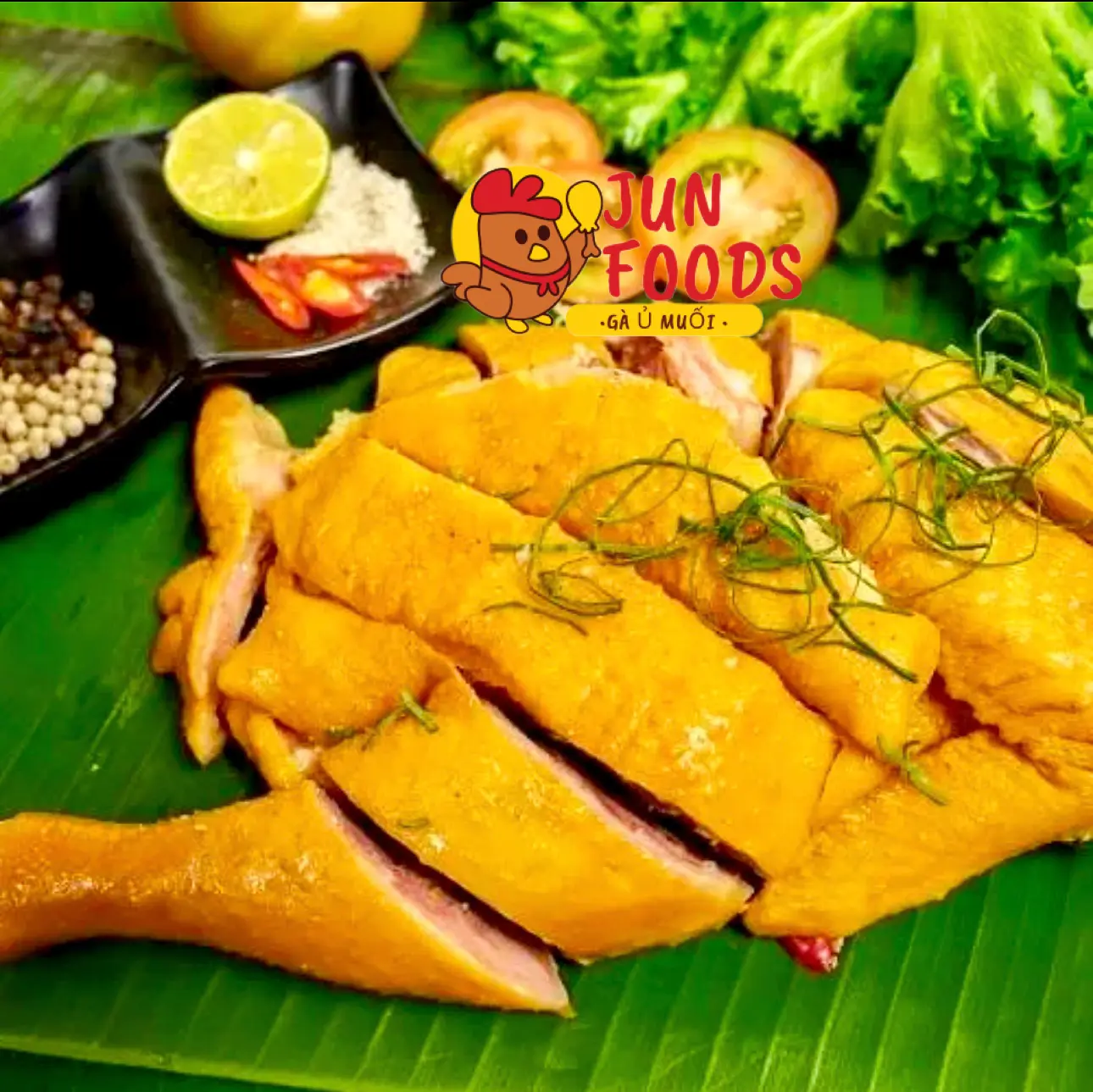 Hình ảnh Gà Ủ Muối Hoa Tiêu - Nửa Con