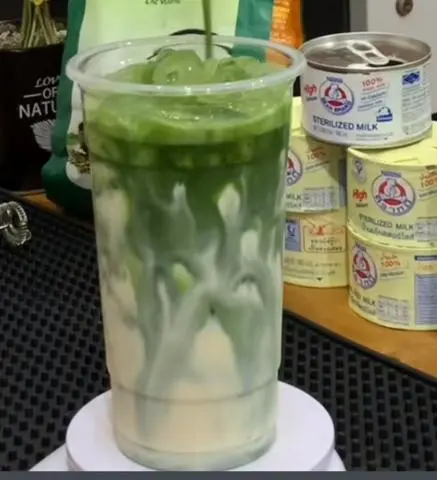 Hình ảnh Matcha sữa gấu
