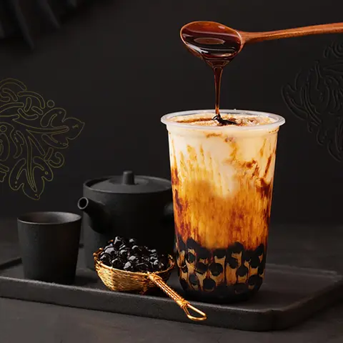 Hình ảnh Sữa Tươi Uyên Ương Trân Châu Đường Đen