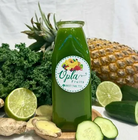 Hình ảnh (D7) Cải kale - dứa - dưa leo - chanh - gừng