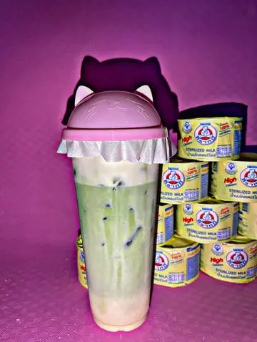 Hình ảnh Matcha Latte Sữa Gấu 