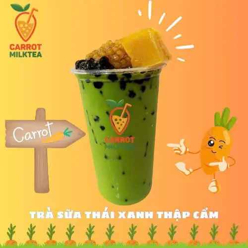 Hình ảnh Trà sữa Thái thập cẩm - xanh