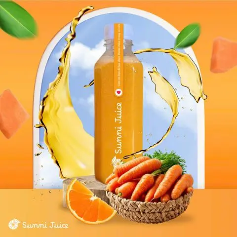 Hình ảnh Cam mix cà rốt