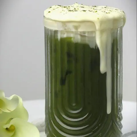 Hình ảnh Matcha kem phô mai - Matcha macchiato