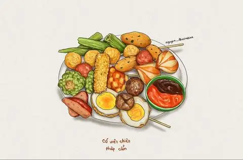 Hình ảnh Cá viên chiên mắm tỏi nhỏ