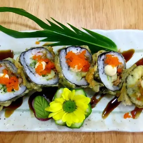 Hình ảnh SUSHI FUTO TEMPURA - Fish, crap, tamago, cucumber - Các loại cá,dưa leo,thanh cua, trứng