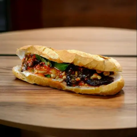 Hình ảnh BÁNH MÌ kHÔ BÒ ĐEN NGỌT 