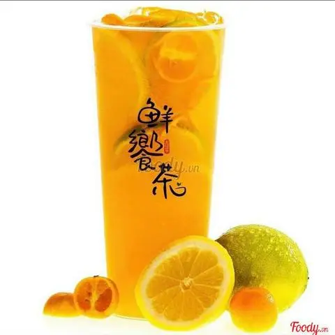 Hình ảnh Trà xanh cam tắc size L